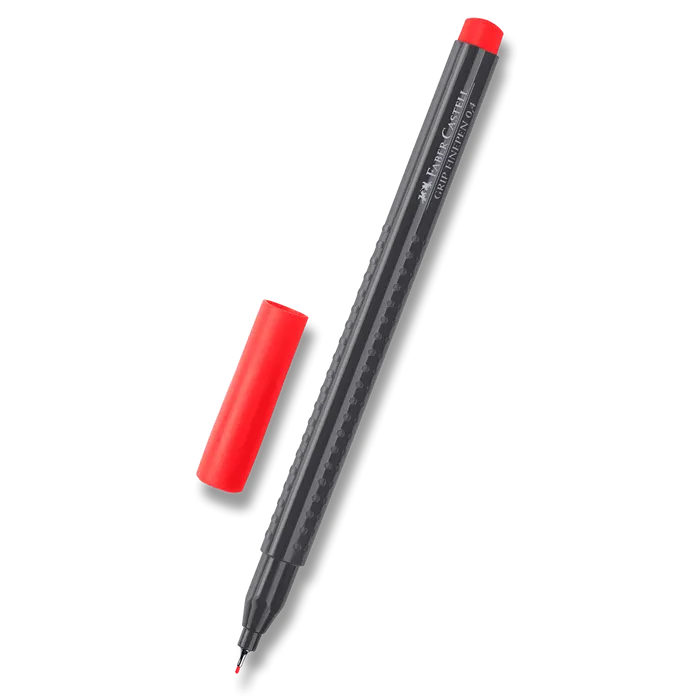 Hauptbild des Produkts Popisovač Grip 0.4mm, červěná Faber Castell (151621)