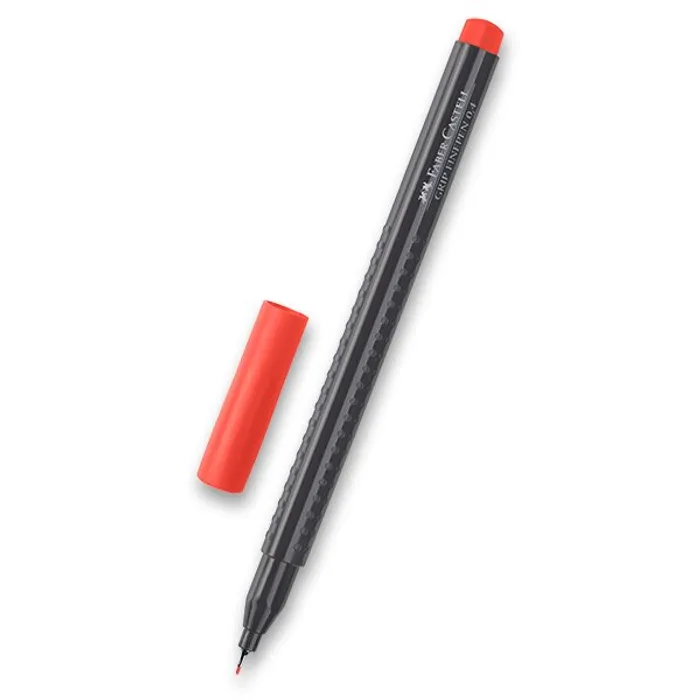 Hauptbild des Produkts Popisovač Grip 0.4mm, červená Faber-Castell 151621