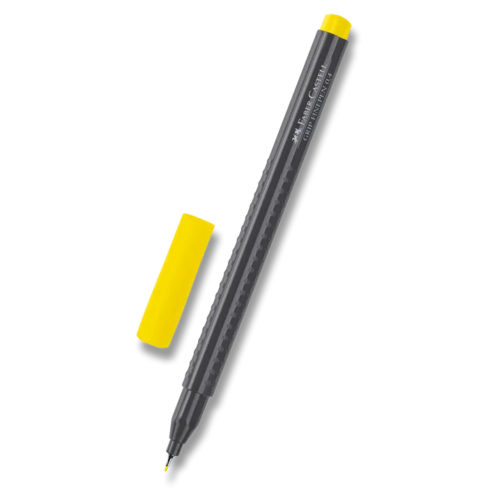 Hauptbild des Produkts Popisovač Grip 0.4mm, chromová žluť Faber Castell (151606)