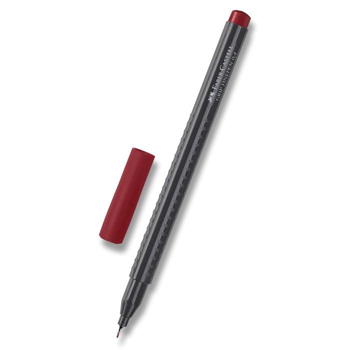Hauptbild des Produkts Popisovač Grip 0.4mm, hnědá Faber Castell (151687)