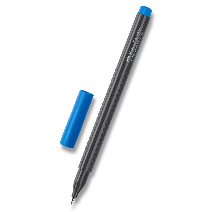 Hauptbild des Produkts Popisovač Grip 0.4mm, tmavě modrá Faber Castell (151651)