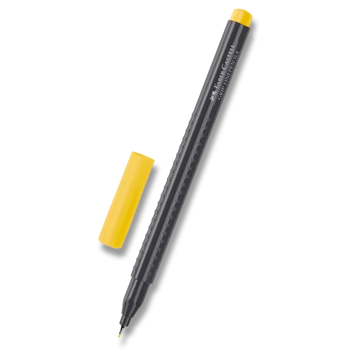 Hauptbild des Produkts Popisovač Grip 0.4mm, žlutá Faber Castell (151607)