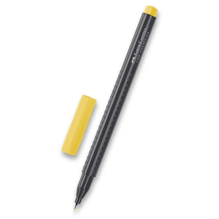 Hauptbild des Produkts Popisovač Grip 0.4mm, žlutá Faber-Castell 151607