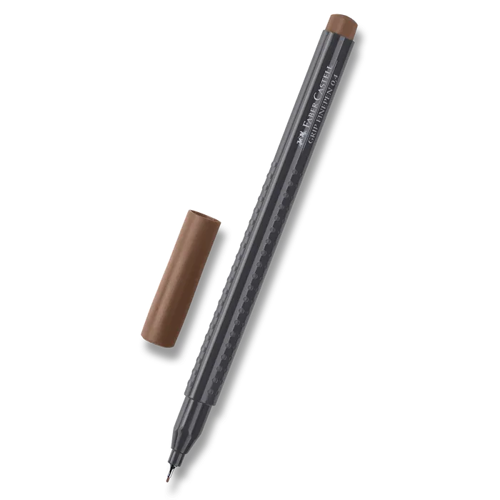 Hauptbild des Produkts Popisovač Grip 0.4mm, žlutohnědá Faber Castell (151680)