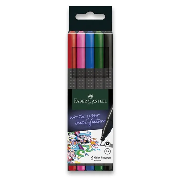 Hauptbild des Produkts Popisovač Grip Finepen , 0.4 mm, plastové pouzd Faber-Castell 151604