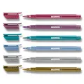 Kores Style Brush Marker Metallic, 6 Farben
