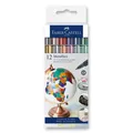 Metallics Marker, 12er Kartonetui Faber-Castell 160713