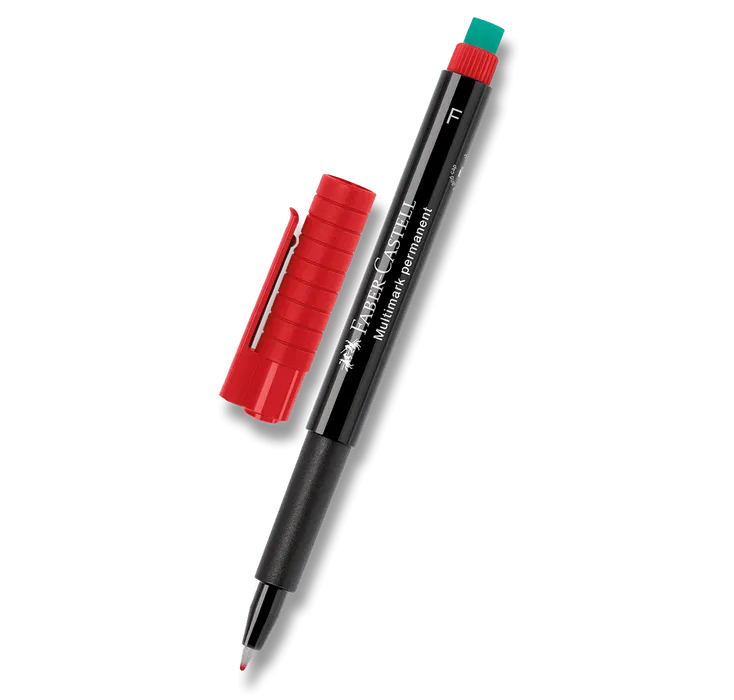 Hauptbild des Produkts Popisovač Multimark permanent F, červená Faber Castell (151321)
