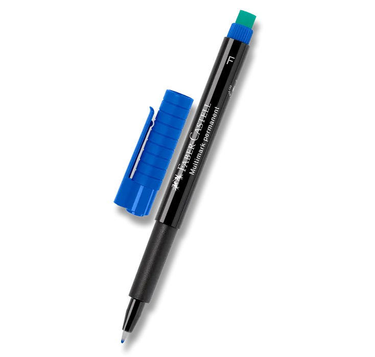 Hauptbild des Produkts Popisovač Multimark permanent F, modrá Faber Castell (151351)