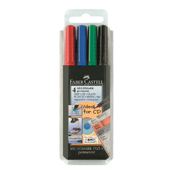 Hauptbild des Produkts Popisovač Multimark permanent S 4ks Faber Castell (152304)