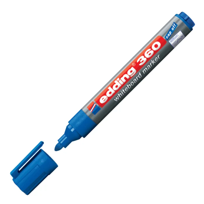 Hauptbild des Produkts Popisovač na bílou tabuli a flipchart "360", modrá, 1,5-3mm, kuželový hrot, EDDING