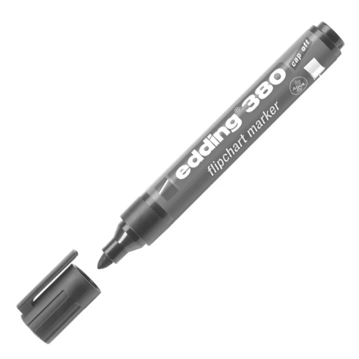 Hauptbild des Produkts Popisovač na bílou tabuli a flipchart "380", černá, 1,5-3mm, kuželový hrot, EDDING