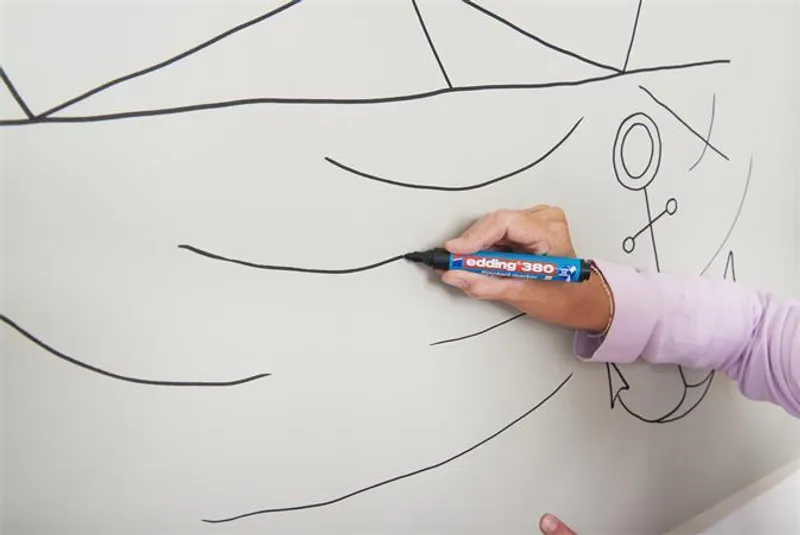 Hauptbild des Produkts Popisovač na bílou tabuli a flipchart "380", červená, 1,5-3mm, kuželový hrot, EDDING