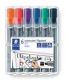 Flipchartmarker „Lumocolor 356 B“, Set, 6 Farben, Keilspitze, STAEDTLER