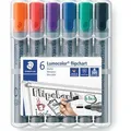 Weiteres Produktbild Flipchartmarker „Lumocolor 356“, Set, 6 Farben, konische Spitze, STAEDTLER