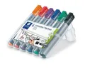 Flipchartmarker „Lumocolor 356“, Set, 6 Farben, konische Spitze, STAEDTLER