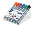 Flipchartmarker „Lumocolor 356“, Set, 6 Farben, konische Spitze, STAEDTLER