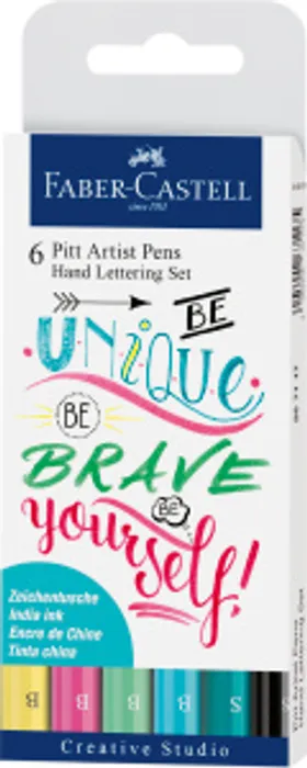 Hauptbild des Produkts Popisovač Pitt Artist Pen Handlettering I, 6ks  Faber Castell 267116