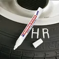 Weiteres Produktbild Reifenmarker „8050“, weiß, 2-4 mm, Kegelspitze, EDDING
