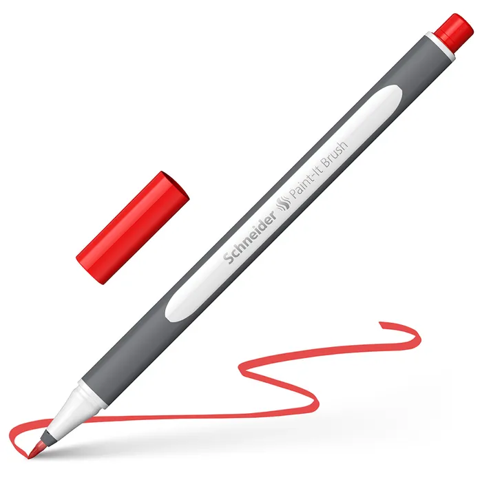 Hauptbild des Produkts Popisovač Schneider Paint-it 070 Brush červená