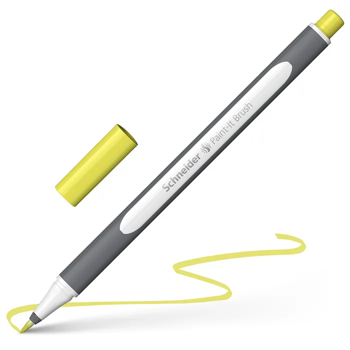 Hauptbild des Produkts Popisovač Schneider Paint-it 070 Brush pastel. žlutá
