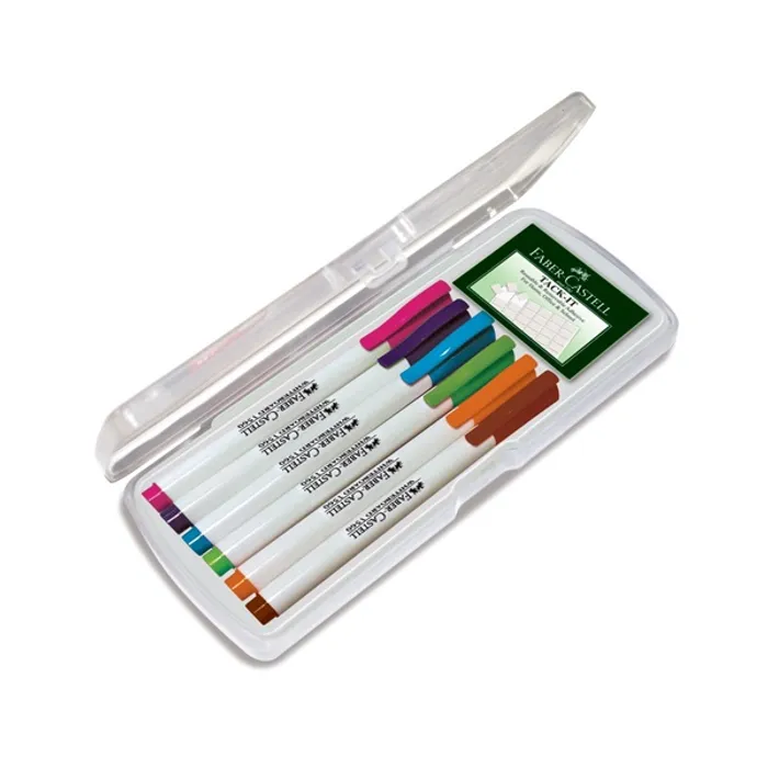 Hauptbild des Produkts Popisovač Whiteboard Marker Slim plast.box 6ks, pastelové barvy Faber Castell 156070