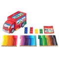 Popisovače Connector plechové autíčko 33ks Faber Castell 155533