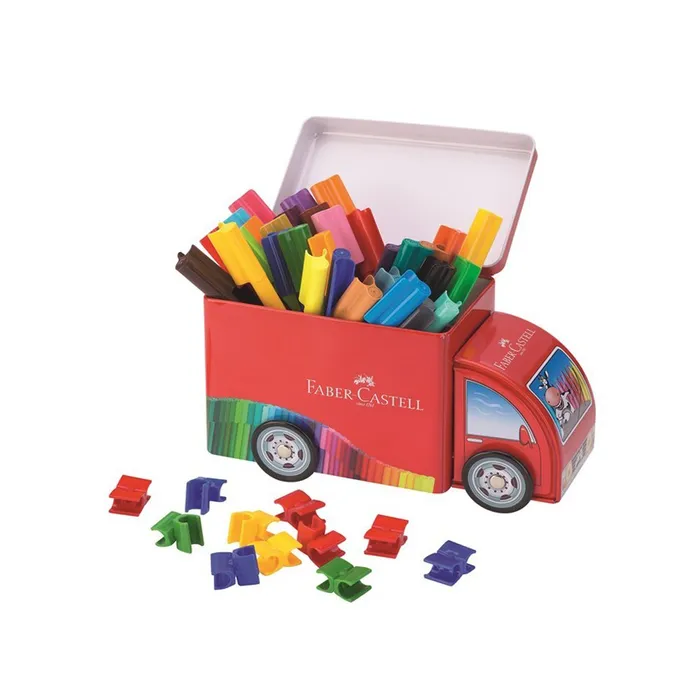 Hauptbild des Produkts Popisovače Connector plechové autíčko 33ks Faber Castell 155533