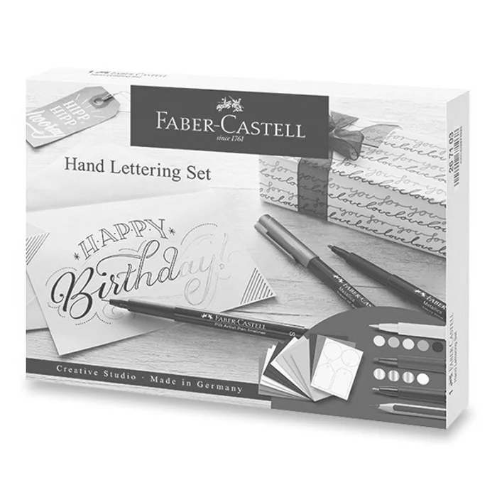 Hauptbild des Produkts Popisovače Faber-Castell 267103 Pitt Artist Pen Hand Lettering 12 ks