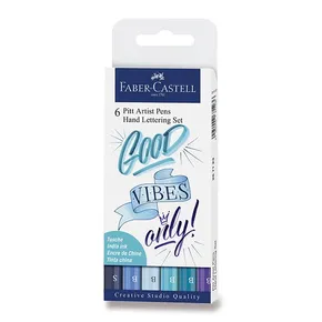 Faber-Castell 267123 Pitt Artist Pen Hand Lettering 6 Stück