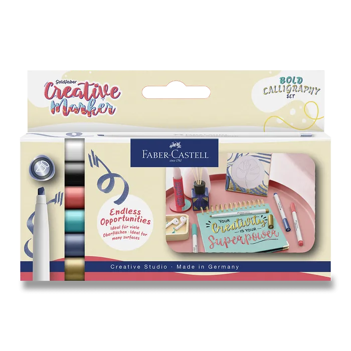 Hauptbild des Produkts Popisovače Faber-Castell Creative Calligraphy - 6 ks
