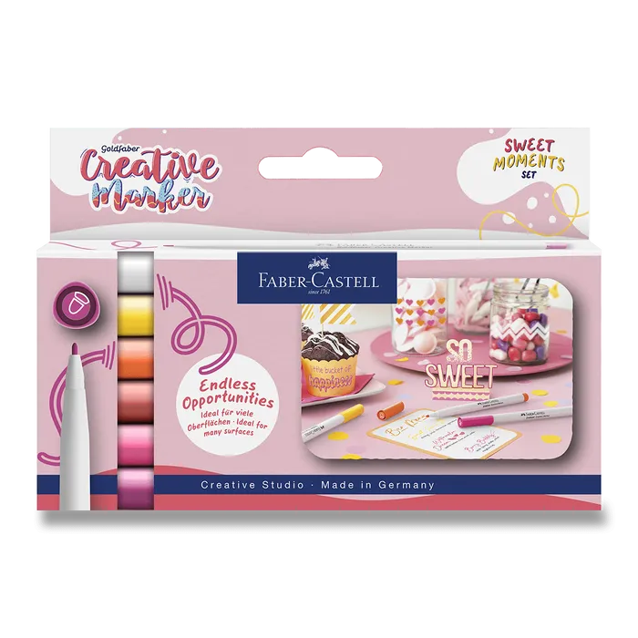 Hauptbild des Produkts Popisovače Faber-Castell Creative Sweet - 6 ks