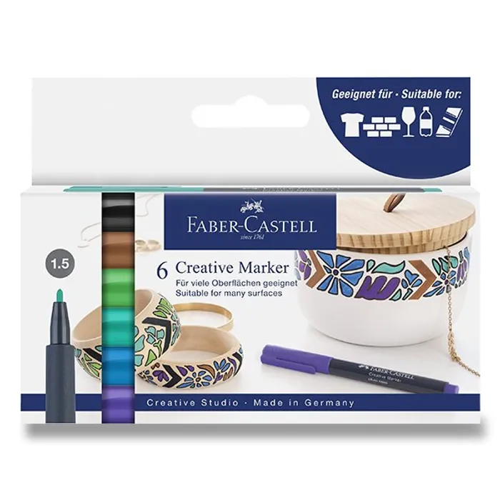 Hauptbild des Produkts Popisovače Faber-Castell Fairy Forrest 6 ks