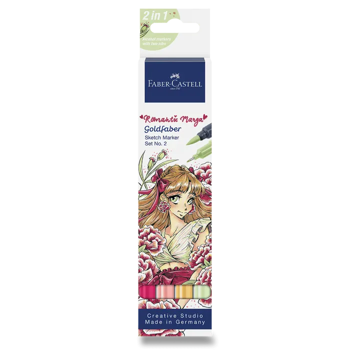 Hauptbild des Produkts Popisovače Faber-Castell Goldfaber Creative Romantic Manga No. 2