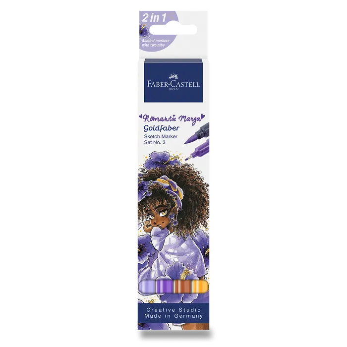 Hauptbild des Produkts Popisovače Faber-Castell Goldfaber Creative Romantic Manga No. 3