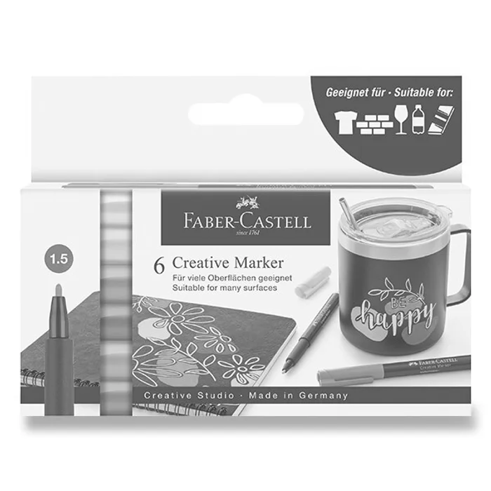 Hauptbild des Produkts Popisovače Faber-Castell Summer Breeze 6 ks