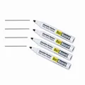 Weiteres Produktbild Whiteboard-Marker, schwarz, runder 2-3 mm-Spitze, für weiße Glastafel, 4 Stück