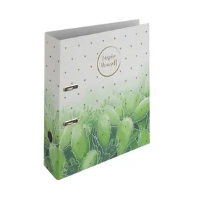 Binder A4 Laminat Hebel 7cm Romantischer Kaktus