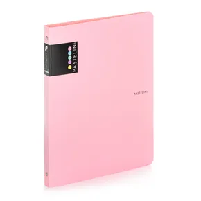 Binder PP A4 4 Cr. PASTELIN rosa