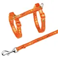 Weiteres Produktbild Katzenleinengeschirr mit Band genäht, 22–36 cm/10 mm, 1,2 m