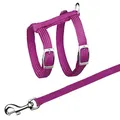 Weiteres Produktbild Katzengeschirr mit Leine, einfarbig, 22–42 cm/10 mm, 1,25 m