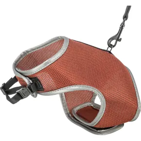 VESTA-Geschirr mit Leine für Katzen 24-42 cm/1,20 m, rostbraun