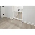 Schiebebarriere für Hunde 65-108 x 61 x 31 weiß
