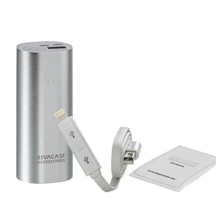 Hauptbild des Produkts Power bank - přenosná baterie "VA1005", stříbrná, vstup: lightning a microUSB, 5000mAh, RI