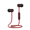 Powerton W2, Lautstärkeregelung, schwarz/rot, bluetooth