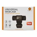 Powerton HD-Webkamera PWCAM1, 720p, USB, schwarz