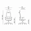 Powerton Ergonomischer Bürostuhl Lucie, Schwarz