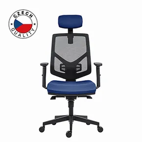 Powerton Ergonomischer Bürostuhl Tina, Dunkelblau