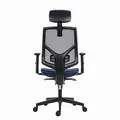 Powerton Ergonomischer Bürostuhl Tina, Dunkelblau
