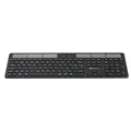 Weiteres Produktbild Powerton SolarSlim, Solar Keyboard integrovaná, CZ/SK, Multi-Device typ 2.4 GHz Dongle + Dual Bluetooth, schnurlos, schwarz